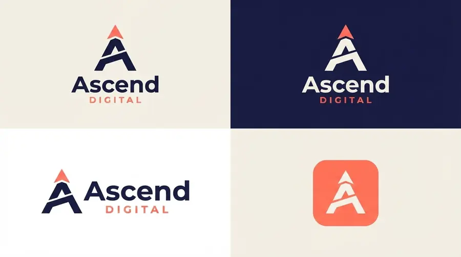 Ascend Digital cover: Logo variations