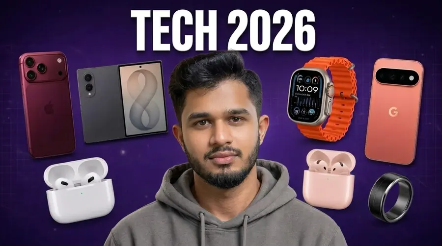 YouTube Thumbnail System: Tech roundup: Tech 2026